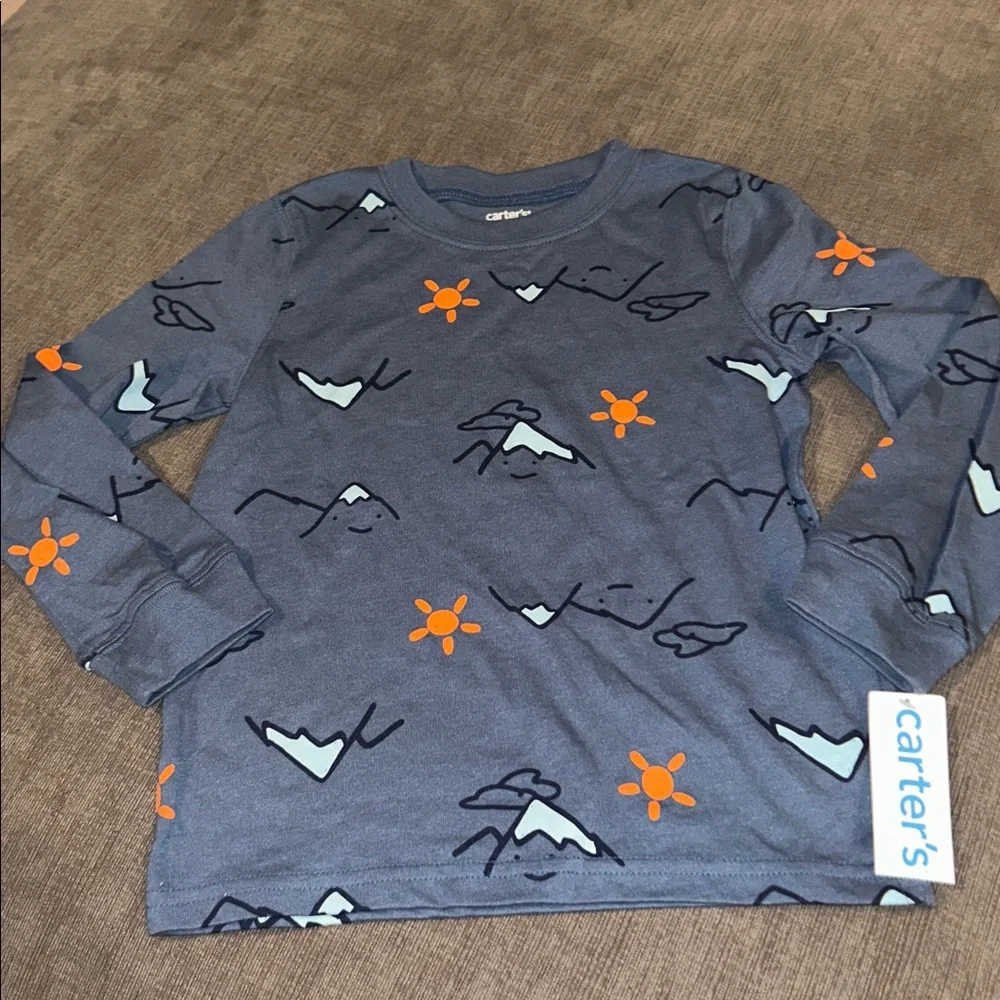 CARTERS Mountain LongsleeveShirt Toddler Boy 5T NWT